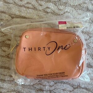 Thirty-One Peach Cross Body Purse